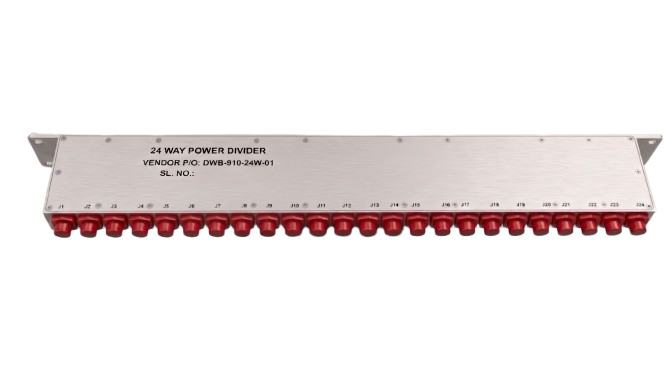 24-Way Microstrip Power Divider