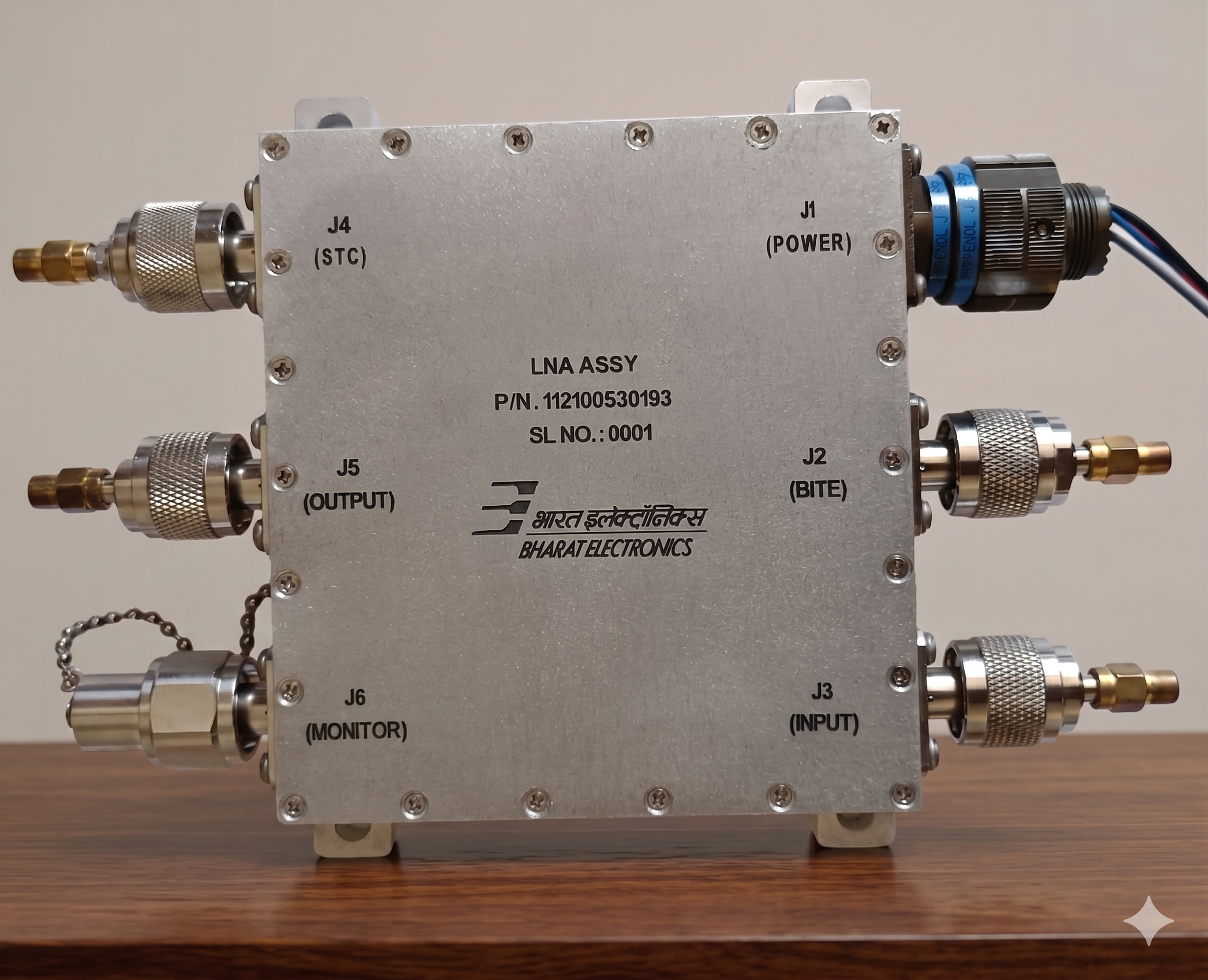 S-Band Low Noise Amplifier hardware